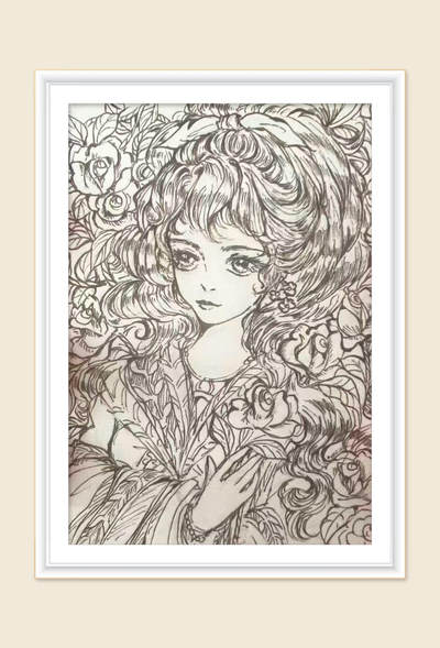 【随心】原创手绘：少女