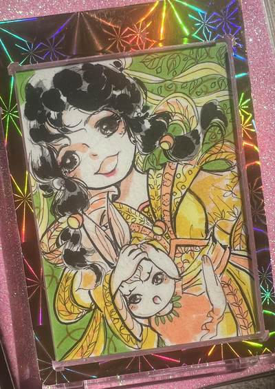 【中秋国庆福利】萌萌哒小嫦娥手绘卡抽奖啦！