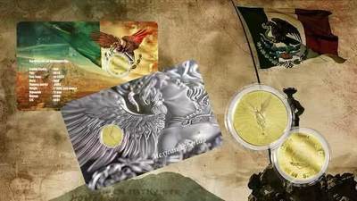 纽埃2026年墨西哥独立天使自由女神类精制纪念金币卡币