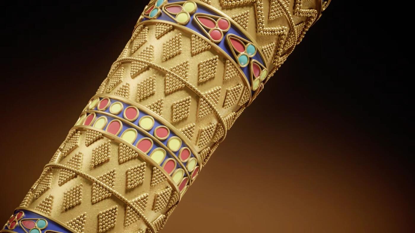 【钱币赏析】图坦卡蒙 陨铁匕首银币