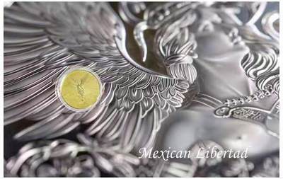 纽埃2026年墨西哥独立天使自由女神类精制纪念金币卡币