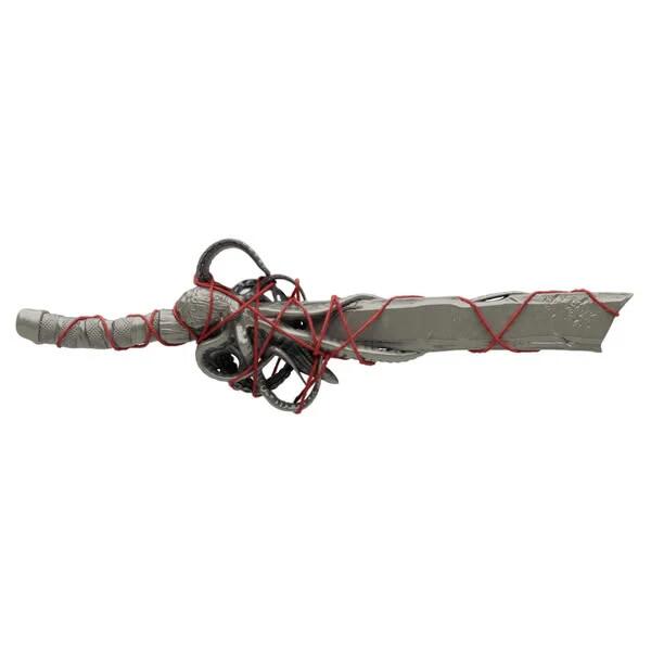 喀麦隆2025年克拉肯碎片兵器2盎司仿古超高浮雕绑绳异形纪念银币 