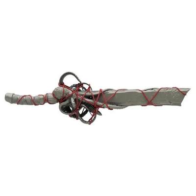 喀麦隆2025年克拉肯碎片兵器2盎司仿古超高浮雕绑绳异形纪念银币 