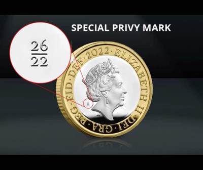 2022年英国套币私印年份版本～