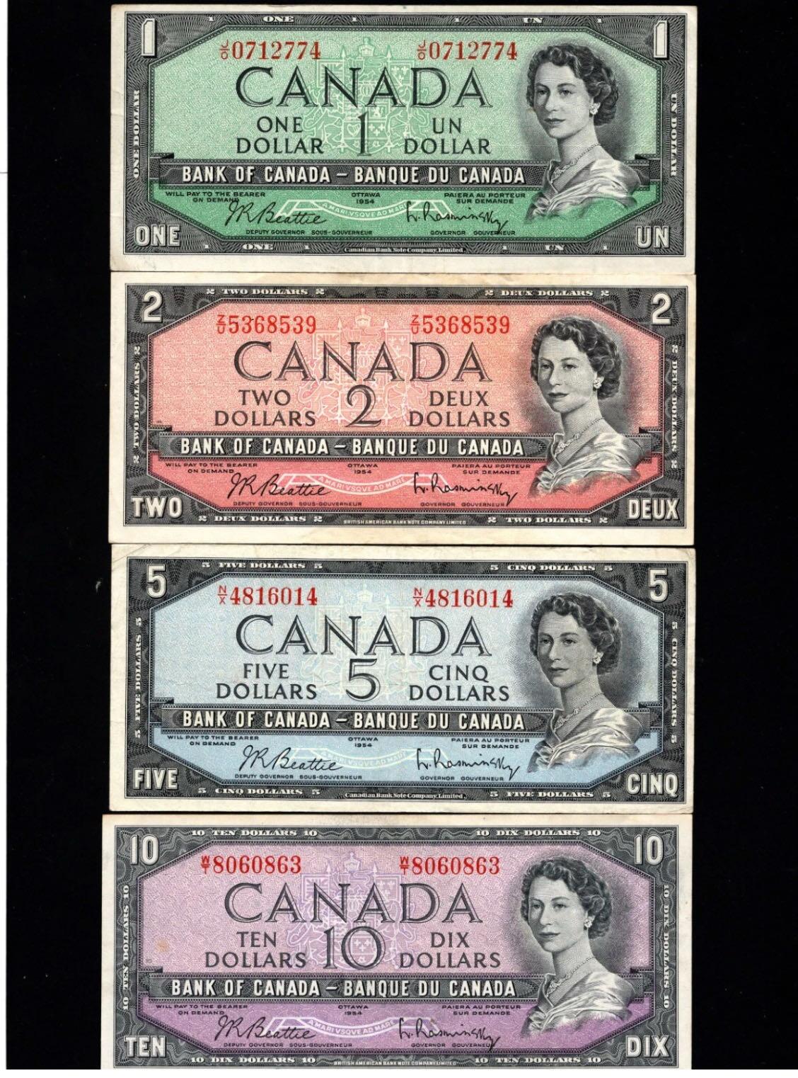 女王最美的样子都在钞票上～