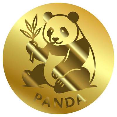 【新品】纽埃熊猫小金币卡币