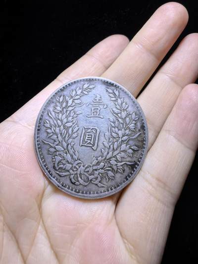老银元袁大头，实物实拍，品相如图。