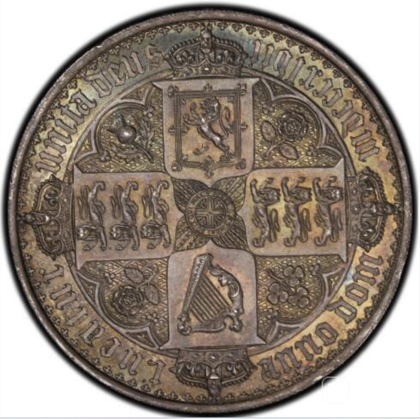 世界币小百科:1847年英国维多利亚哥特克朗