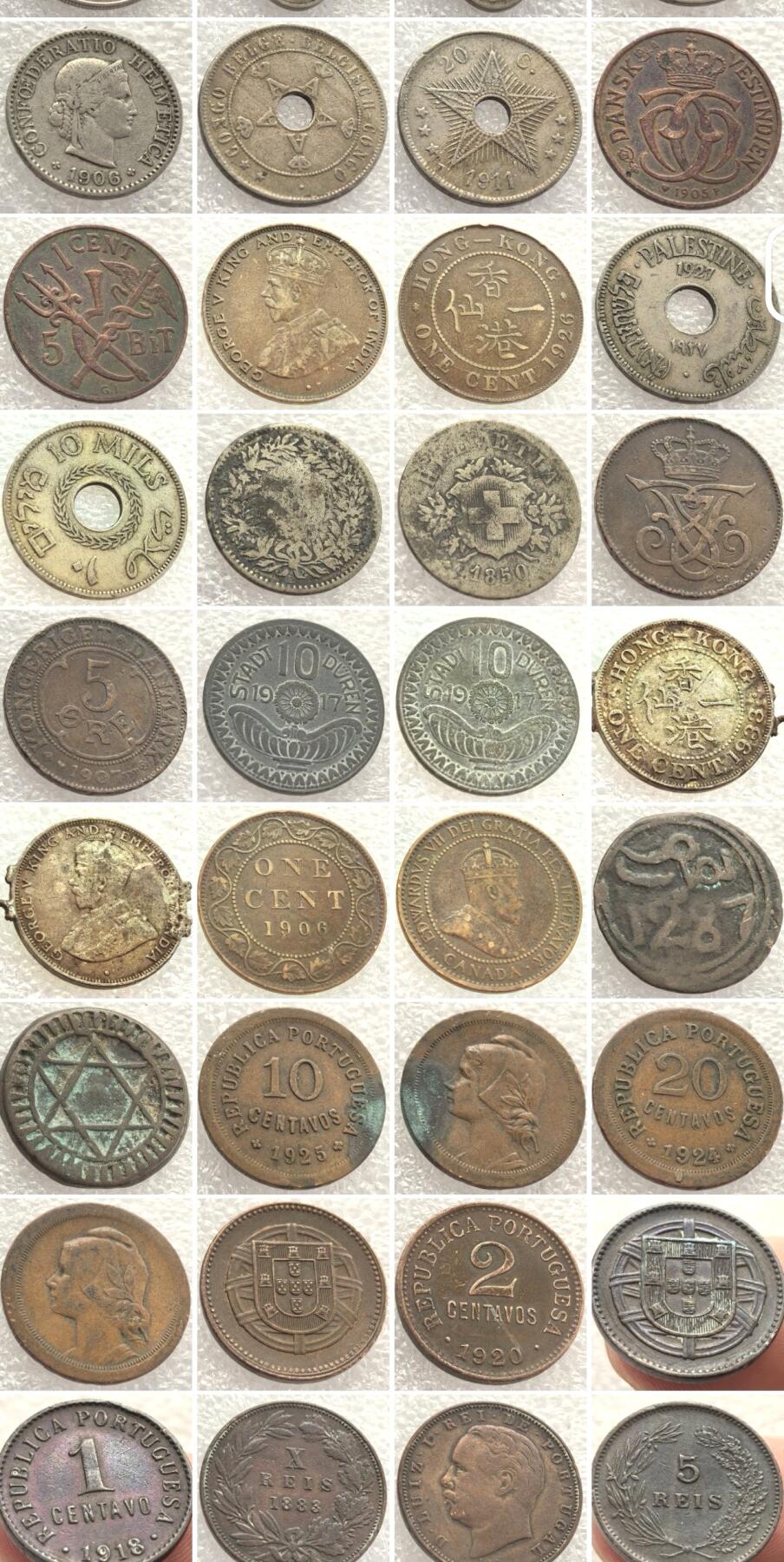 外国优质老铜币银币，周六九点倒数截拍，满百包邮，可寄存半年，喜欢朋友微信扫描二维码可直接参拍