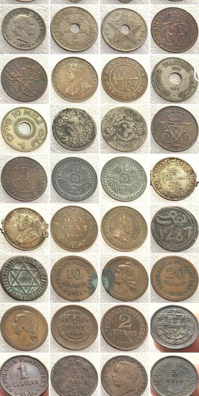 外国优质老铜币银币，周六九点倒数截拍，满百包邮，可寄存半年，喜欢朋友微信扫描二维码可直接参拍