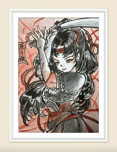 【随心】原创手绘：扈三娘