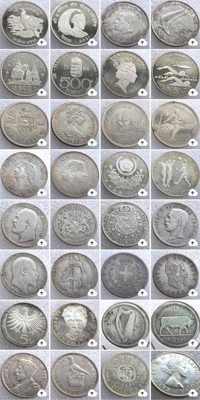 外国优质老铜币银币，周六九点倒数截拍，满百包邮，可寄存半年，喜欢朋友微信扫描二维码可直接参拍