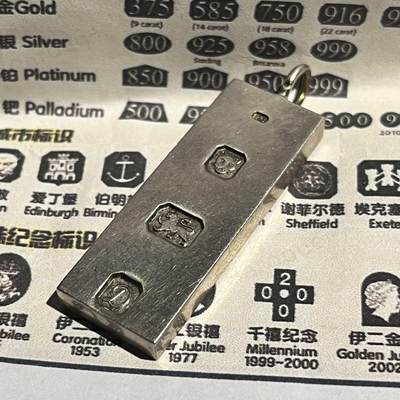 英國走獅標9 2 5純銀吊墜