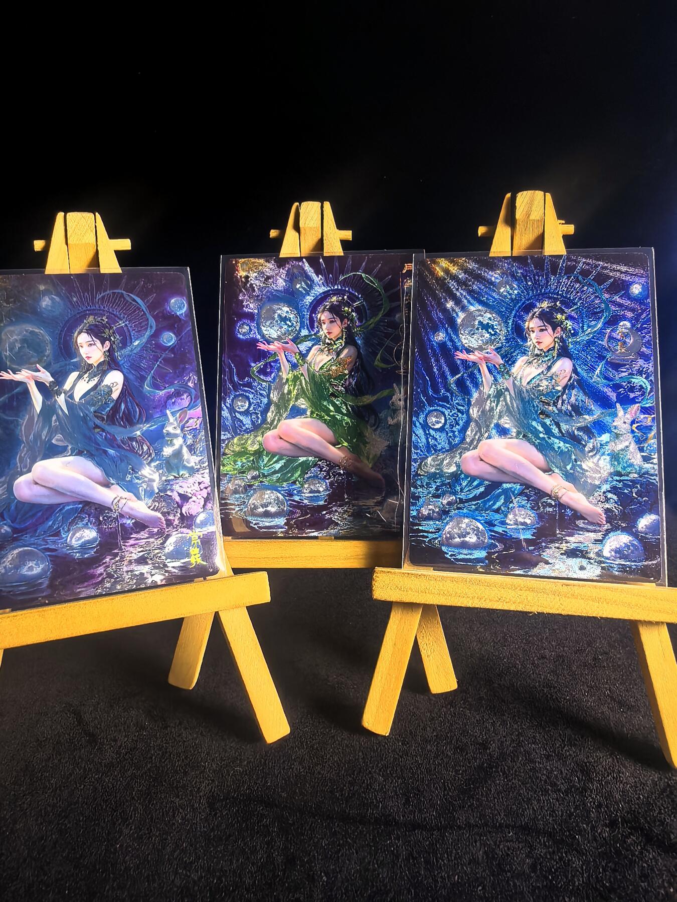 奇点卡牌 玄灵谱 常曦三工艺