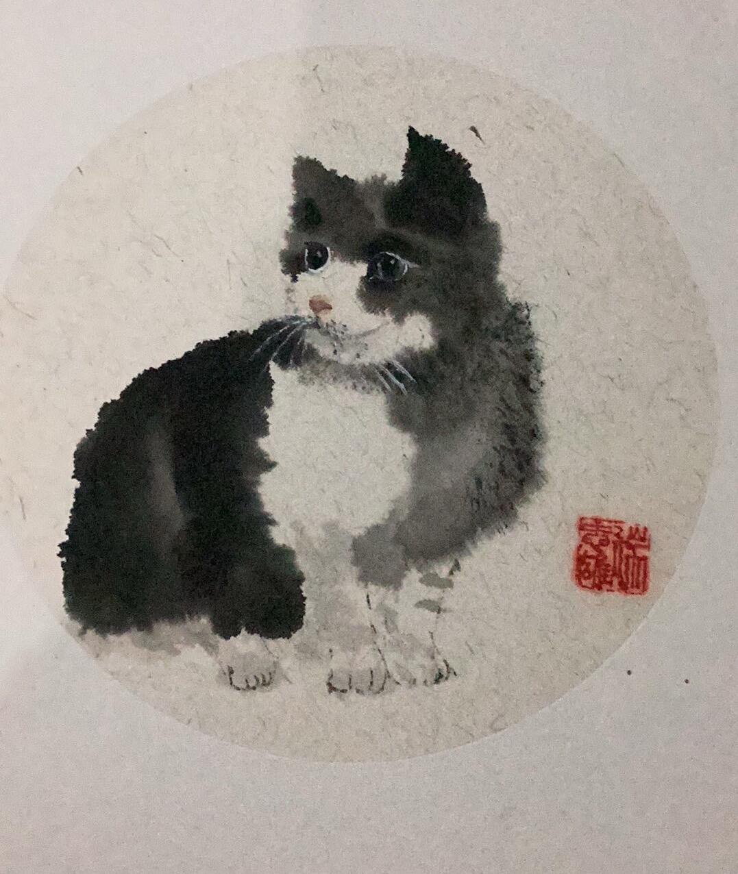 我的中国水墨画作品之一