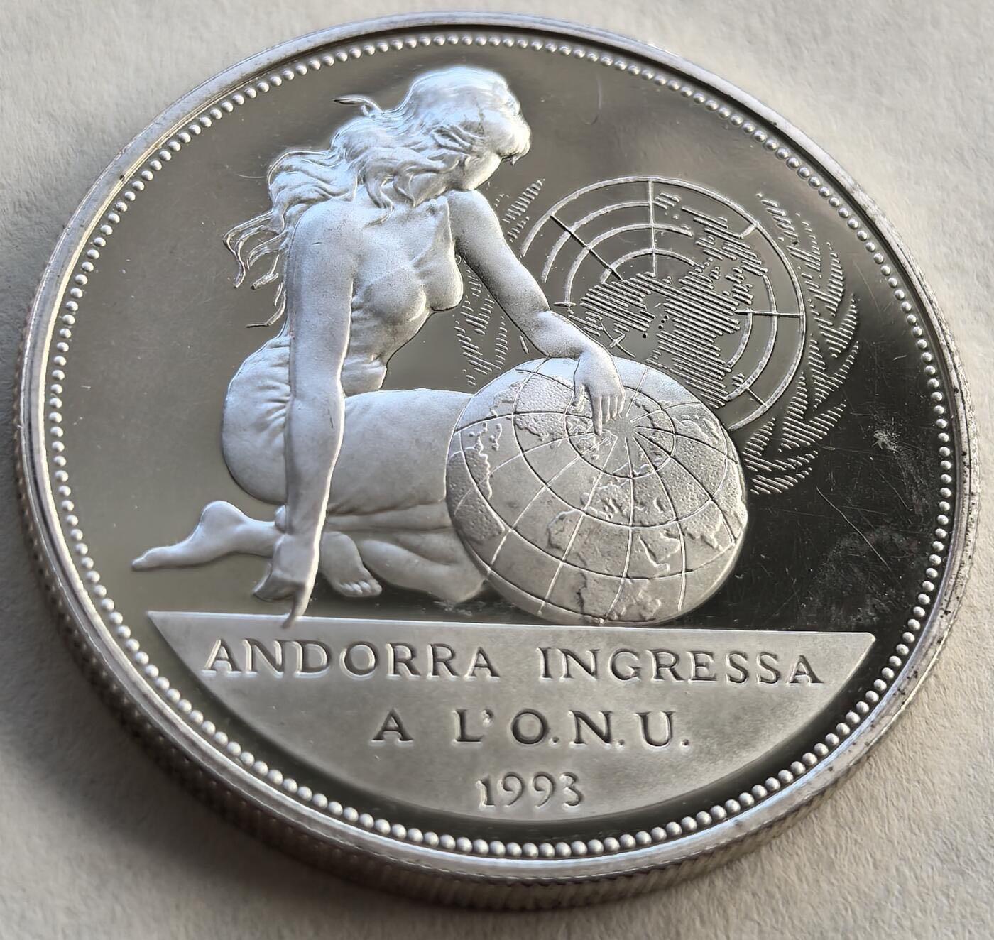 安道尔🇦🇩加入联合国纪念币