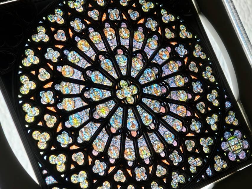 巴黎圣母院玫瑰花窗银币