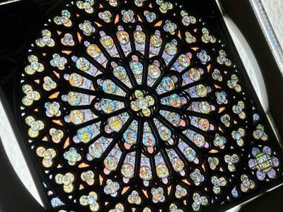 巴黎圣母院玫瑰花窗银币