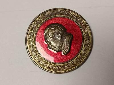 五十年代铜鎏金珐琅徽章纪念章