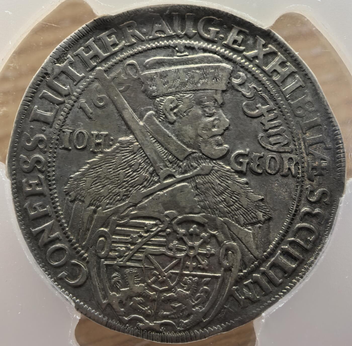 1630年萨克森1泰勒银币分享