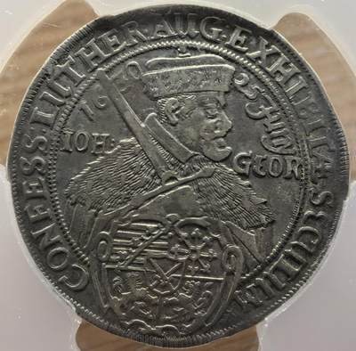 1630年萨克森1泰勒银币分享