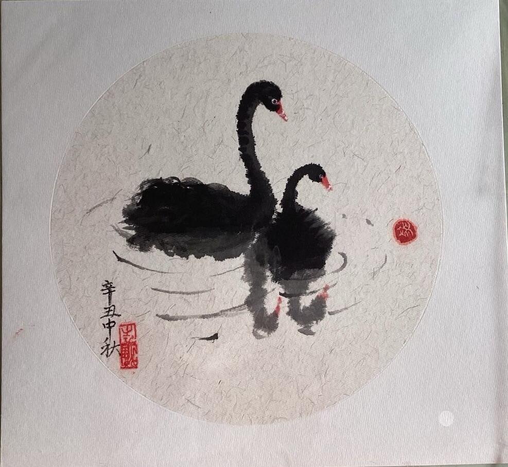 我的中国水墨画作品之五