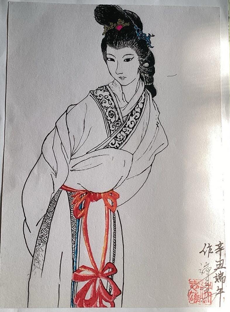 钢笔画作品之二