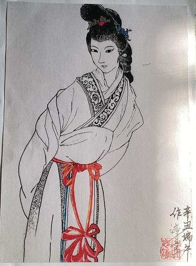 钢笔画作品之二