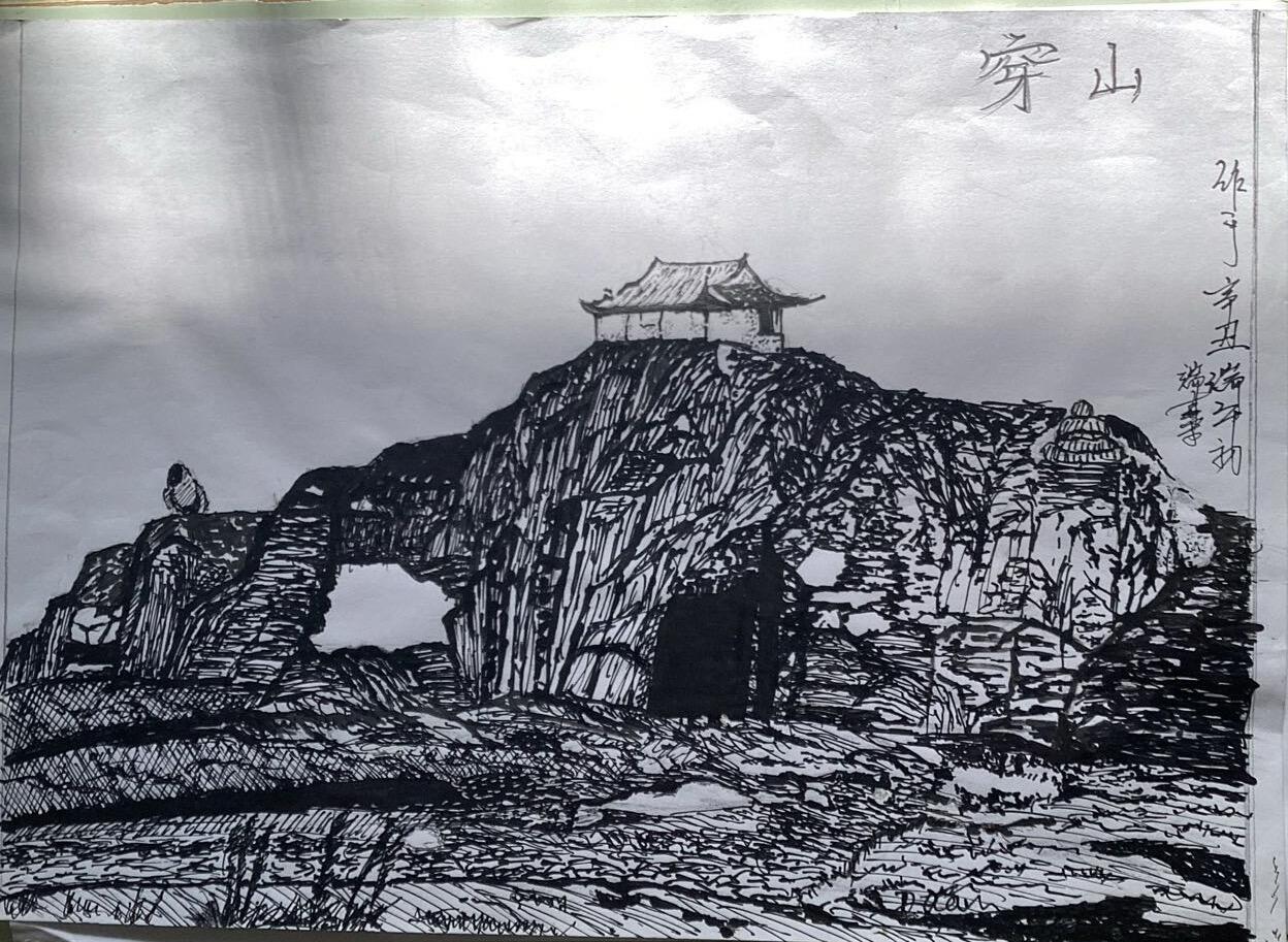 钢笔画作品之二