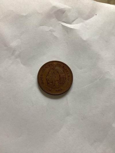 墨西哥1956年50分铜币