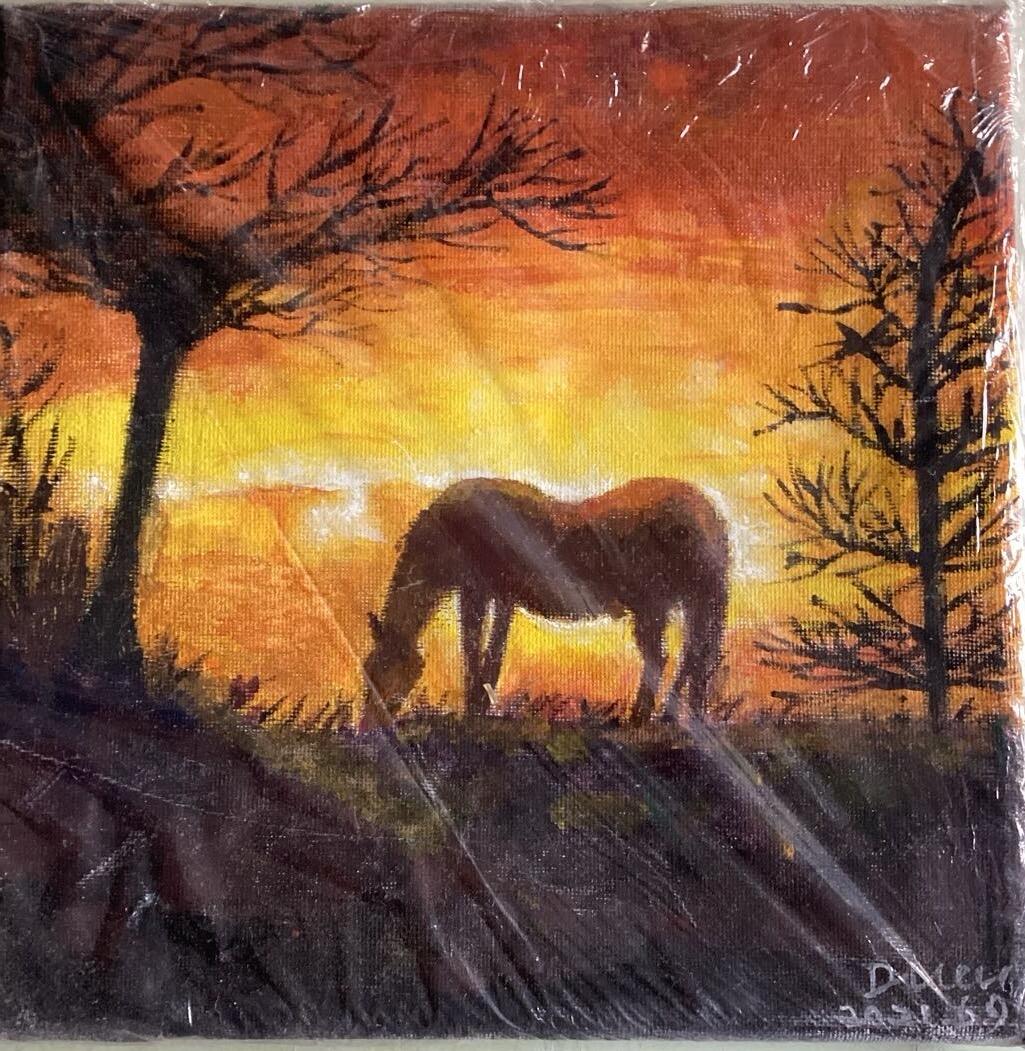 我的油画作品（混点积分）