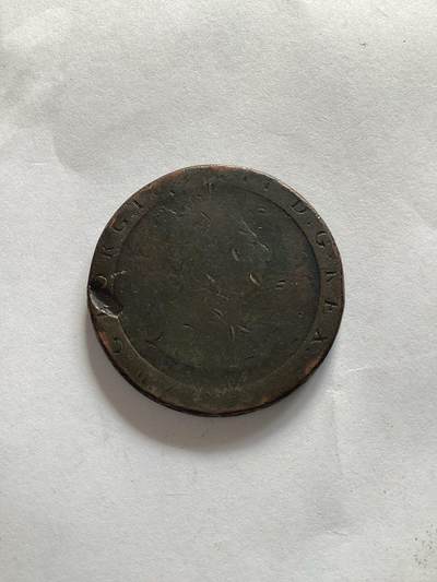 英国皇家乔治三世一便士铜币