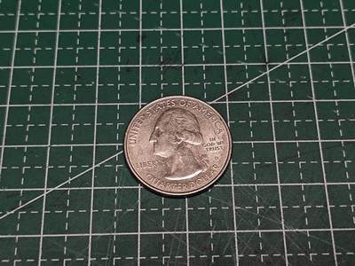 美国25美分纪念币             