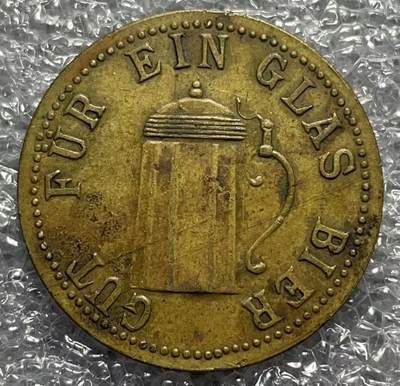 我收藏的2枚德国酒牌