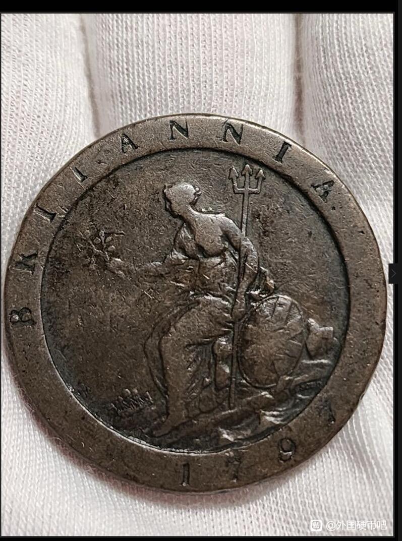 英国皇家乔治三世一便士铜币