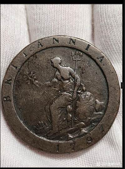 英国皇家乔治三世一便士铜币