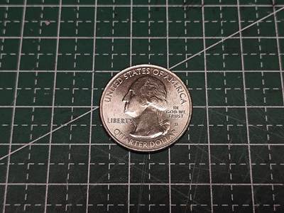 美国25美分纪念币             