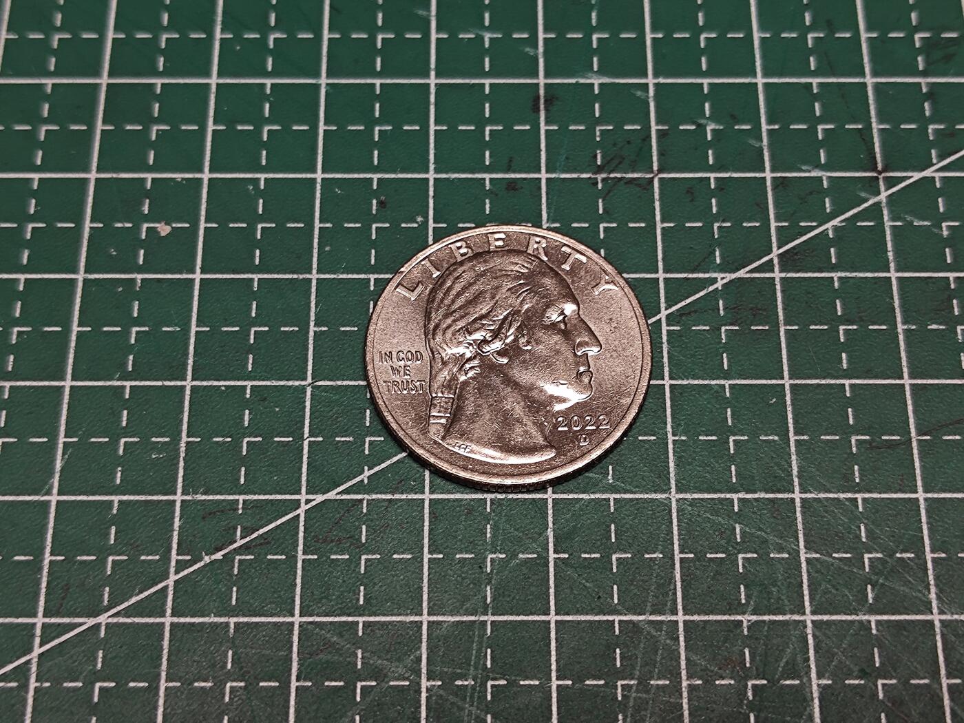 美国25美分纪念币