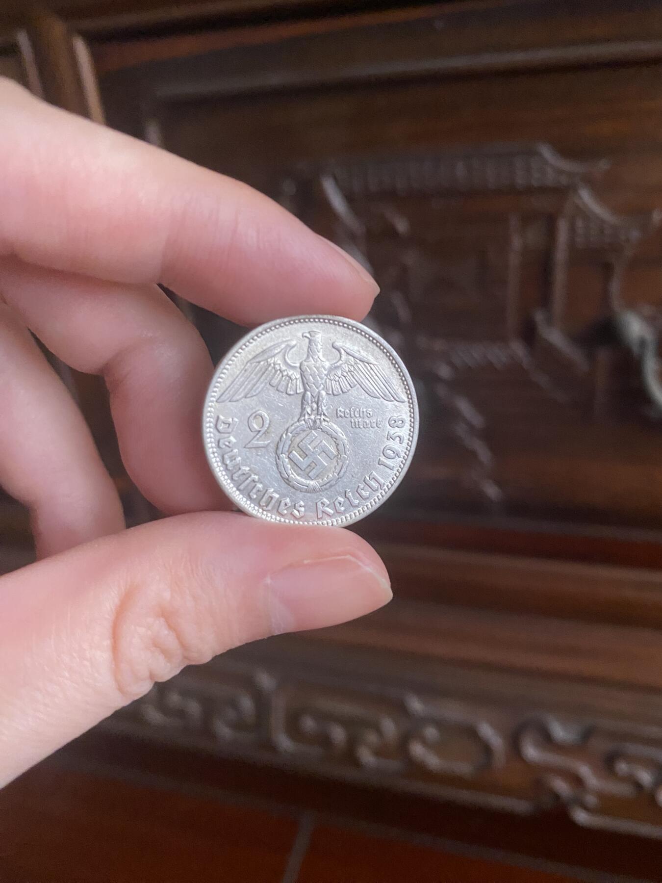 秀收藏🐱两枚德国银币