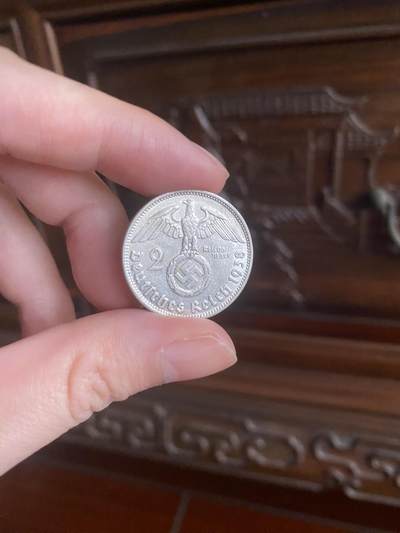 秀收藏🐱两枚德国银币