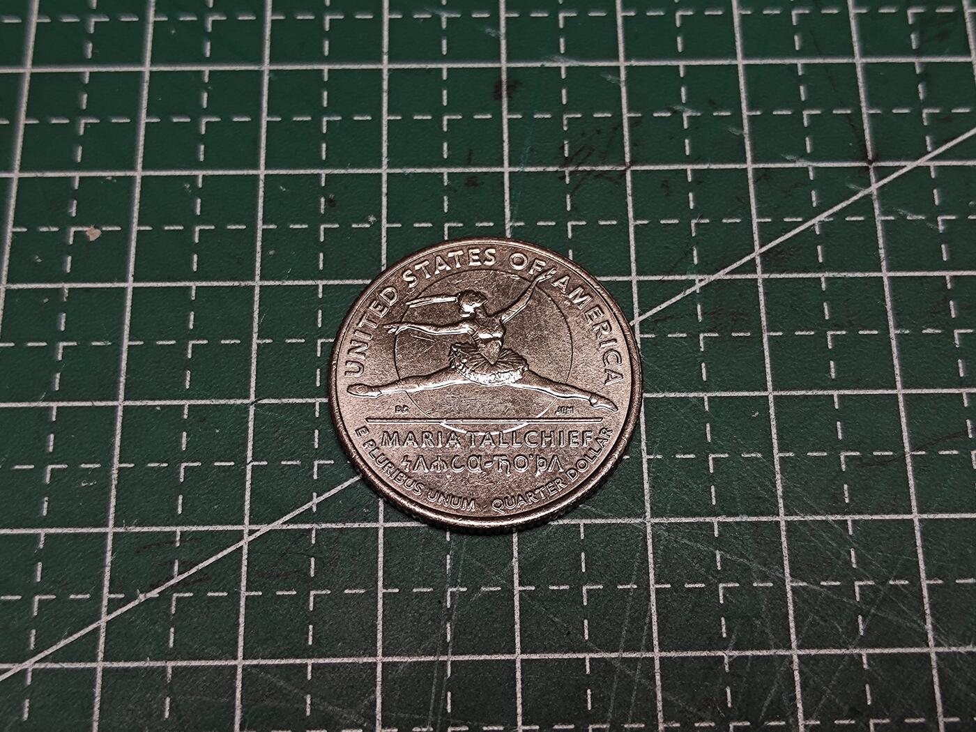 美国25美分纪念币