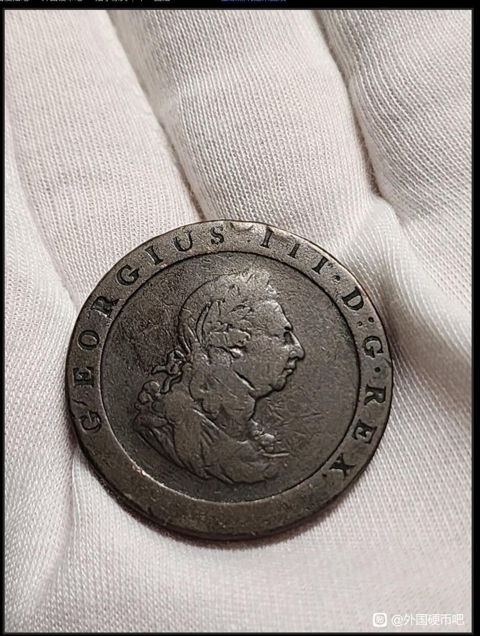 英国皇家乔治三世一便士铜币