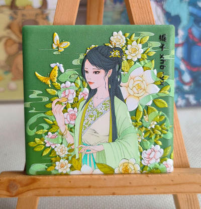 【小花瓣艺术文创】药香立体文创冰箱贴～