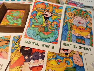 【新品尝鲜】小花瓣艺术文岁安时序手绘马年日历～