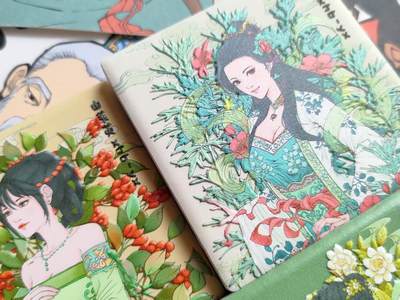 【小花瓣艺术文创】药香立体文创冰箱贴～