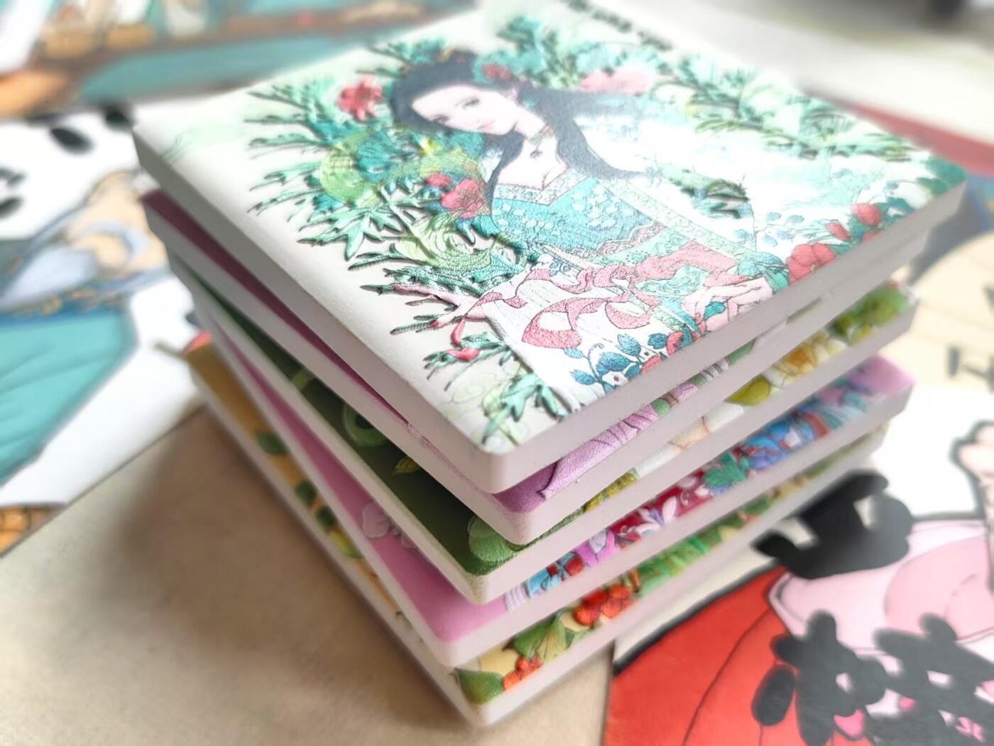 【小花瓣艺术文创】药香立体文创冰箱贴～