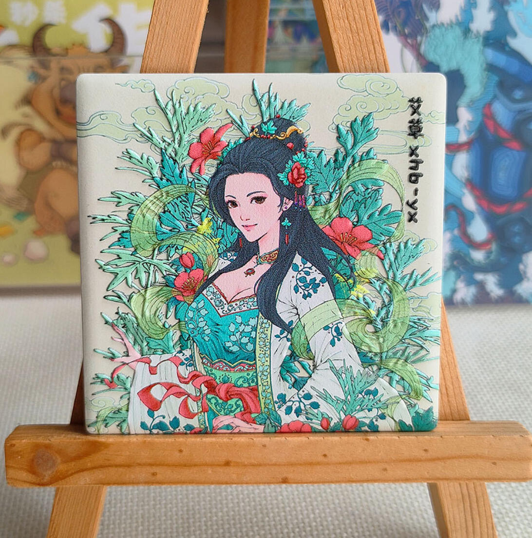 【小花瓣艺术文创】药香立体文创冰箱贴～