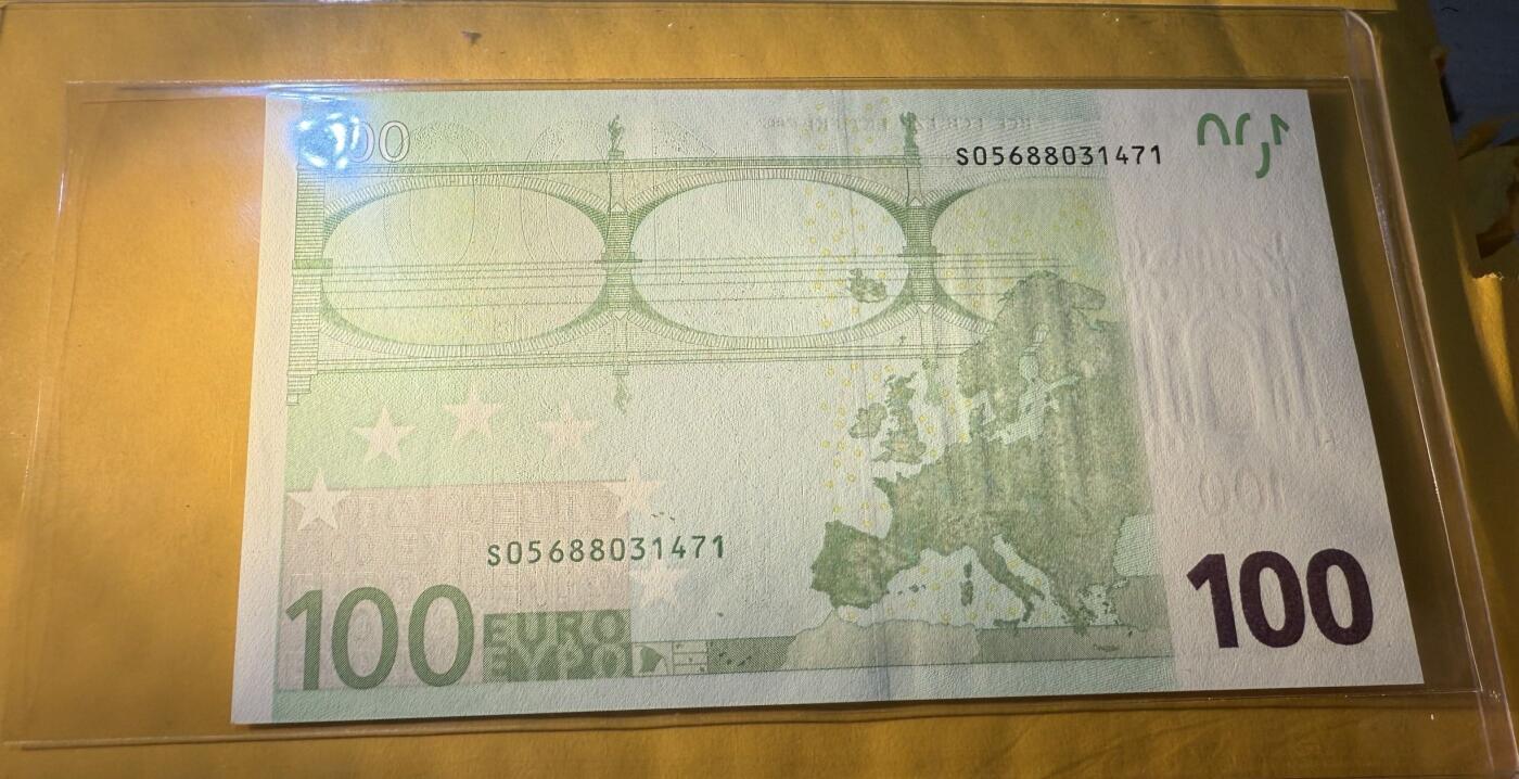 2002年1签100欧元