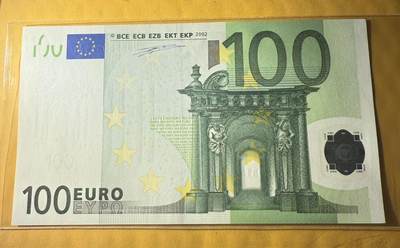 2002年1签100欧元