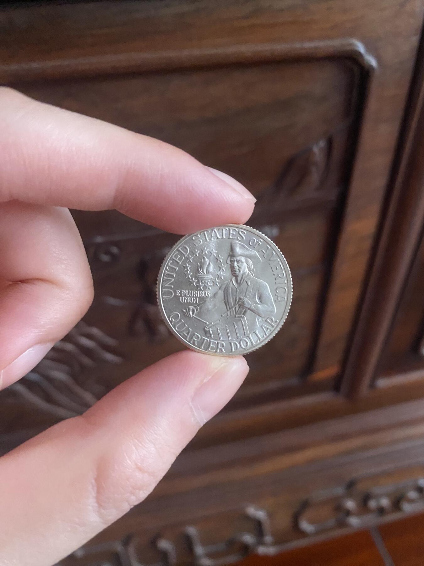 最近捡漏的几枚美洲银币💰